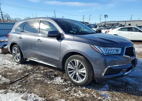 2018 Acura Mdx Technology from USA, damaged, VIN 5J8YD4H56JL003520